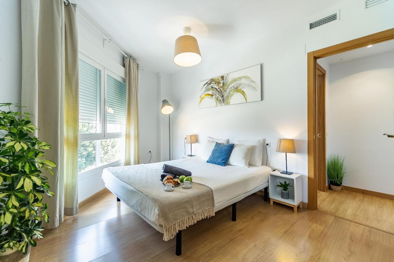 Modern Beach Apartment Valparaiso With Parking Málaga Extérieur photo